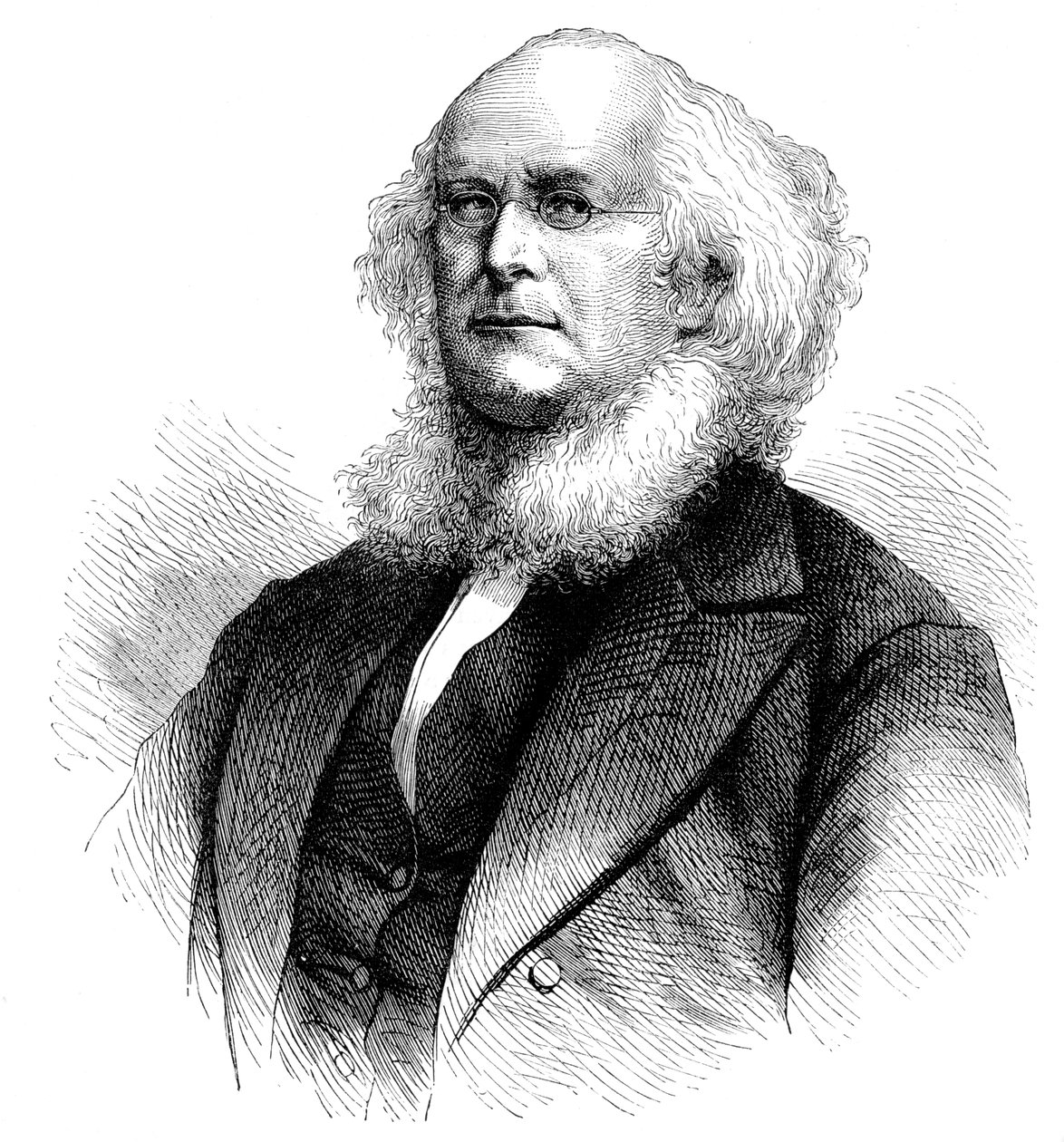 Horace Greeley, Amerikan gazetesi editörü, politikacı ve reformcu, c1880 by Unbekannt