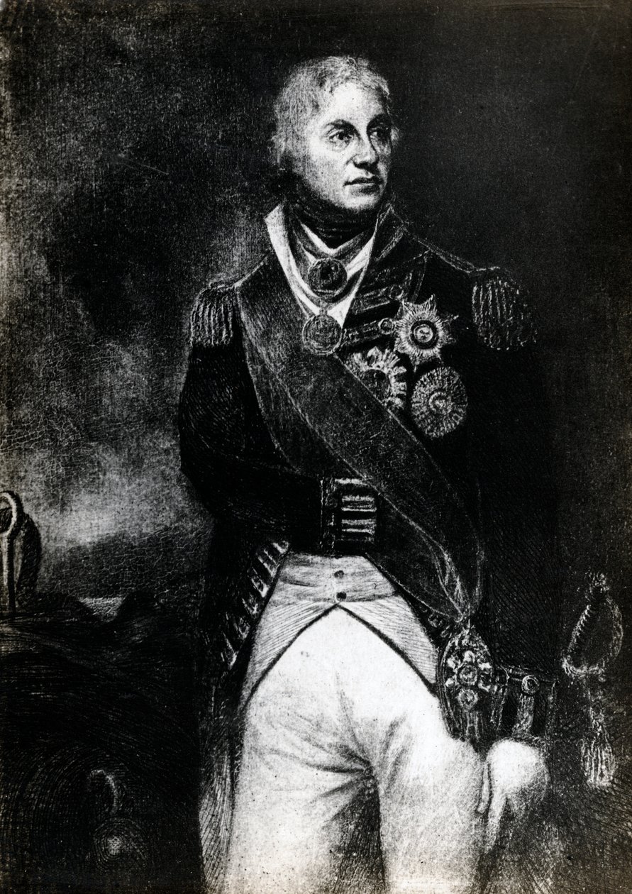 Horatio Nelson, 1. Vikont Nelson, İngiliz deniz komutanı, 19. yüzyıl by Unbekannt