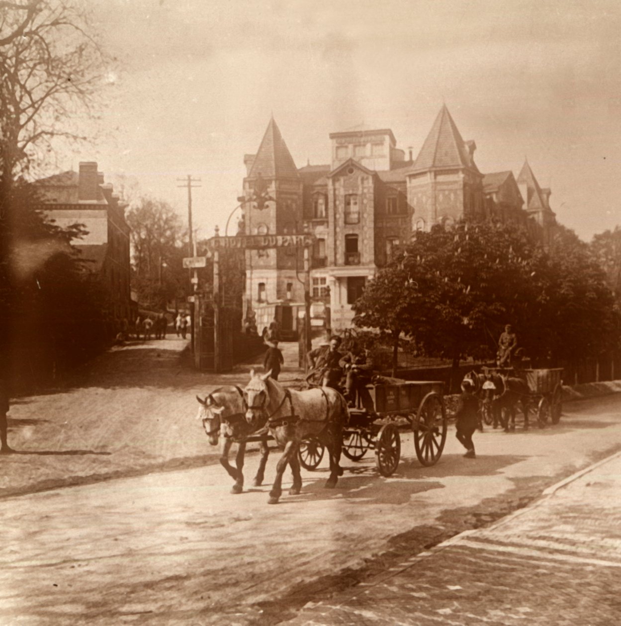 Atlı ambulans, Belçika, c1914-c1918 by Unbekannt