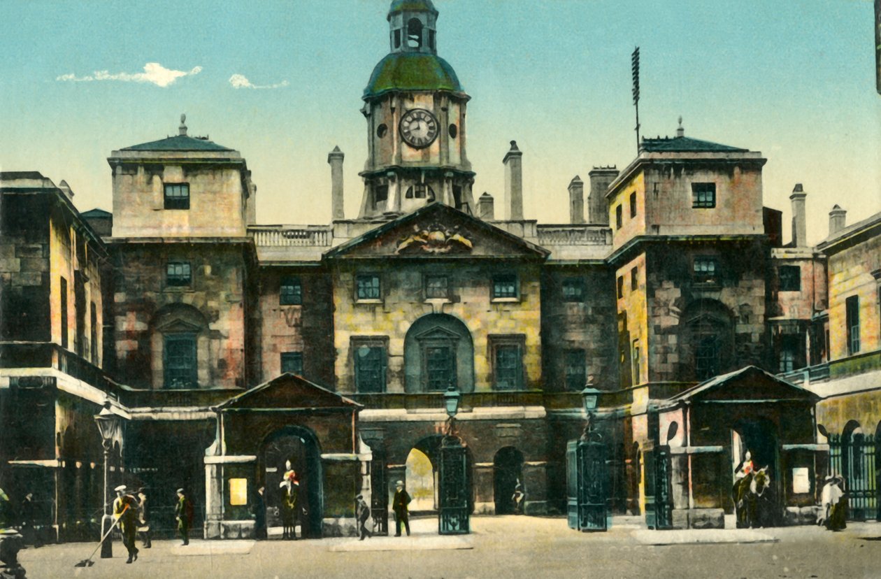 At Muhafızları, Whitehall, Londra, c1910. by Unbekannt