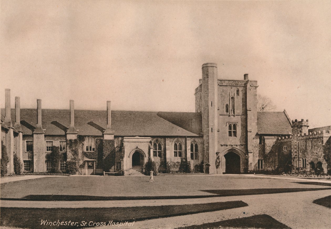 St Cross Hastanesi, Winchester, Hampshire, 20. yüzyılın başlarında by Unbekannt