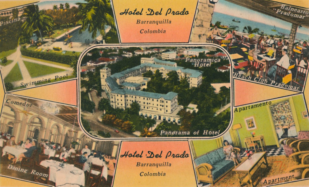 Hotel Del Prado, Barranquilla, Kolombiya, 1940