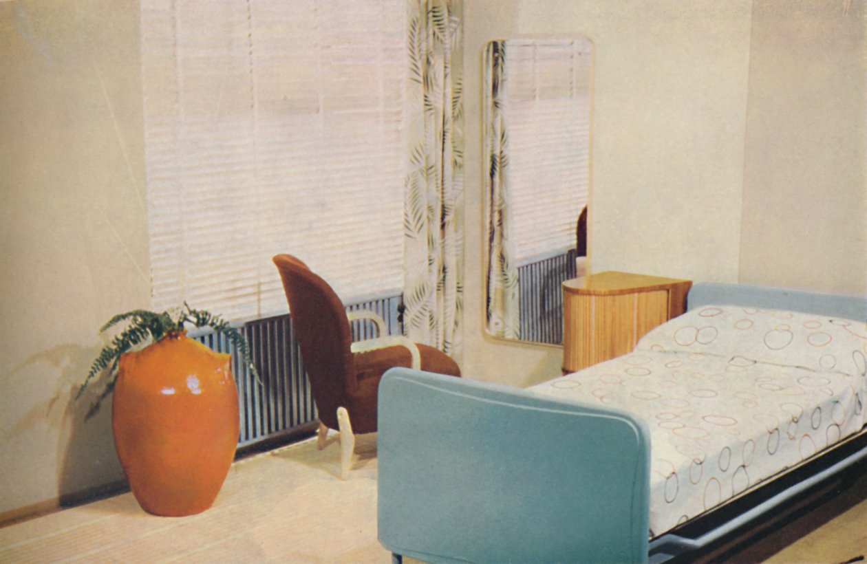 Otel yatak odası, 1940 by Unbekannt