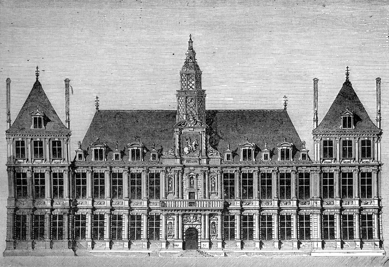 Belediye Binası, Reims, Fransa, 1882-1884 by Unbekannt