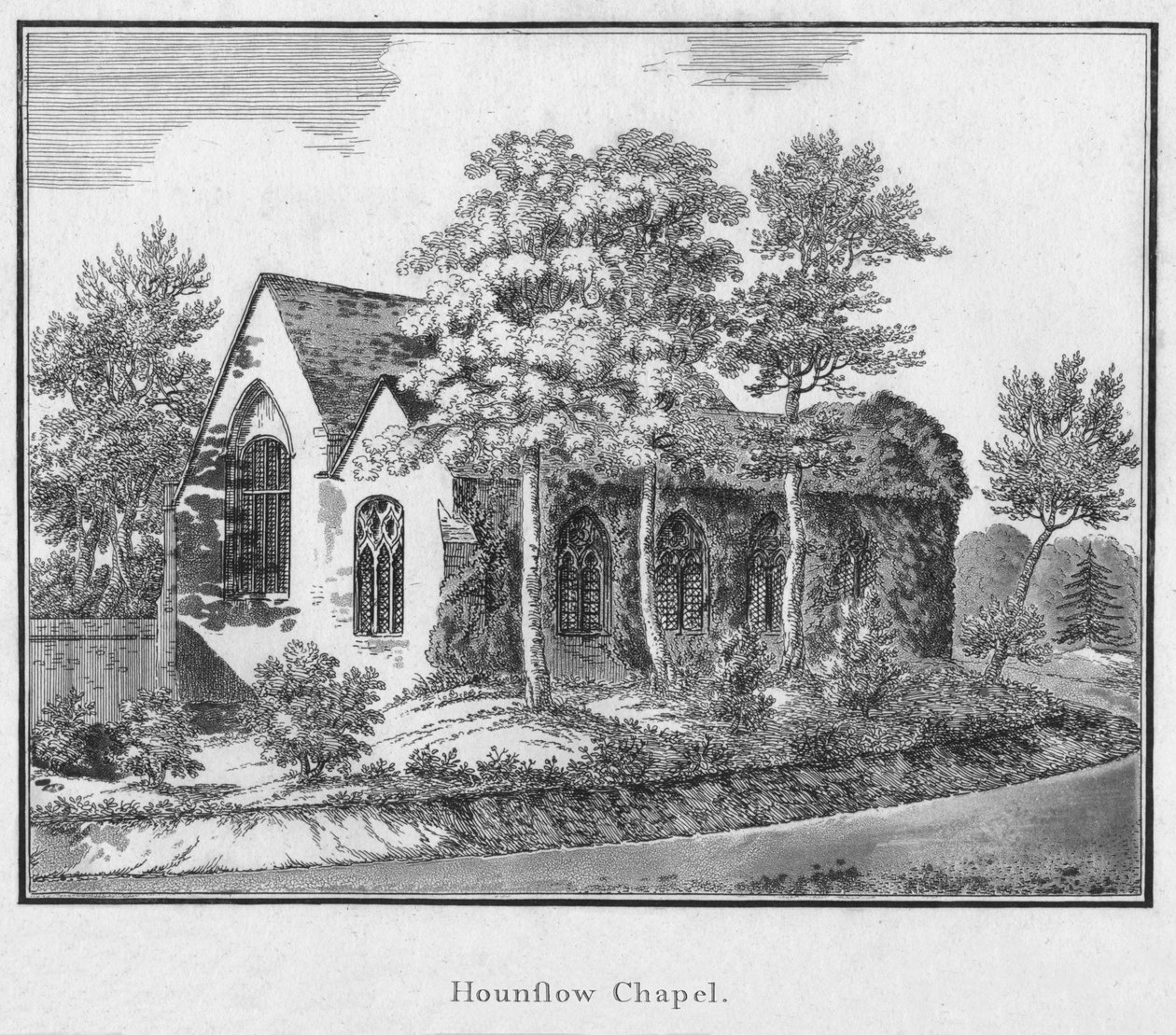 Hounslow Şapeli, c1792 by Unbekannt