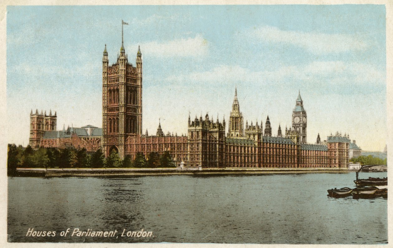 Parlamento Binaları, Westminster, Londra, 20. yüzyıl by Unbekannt