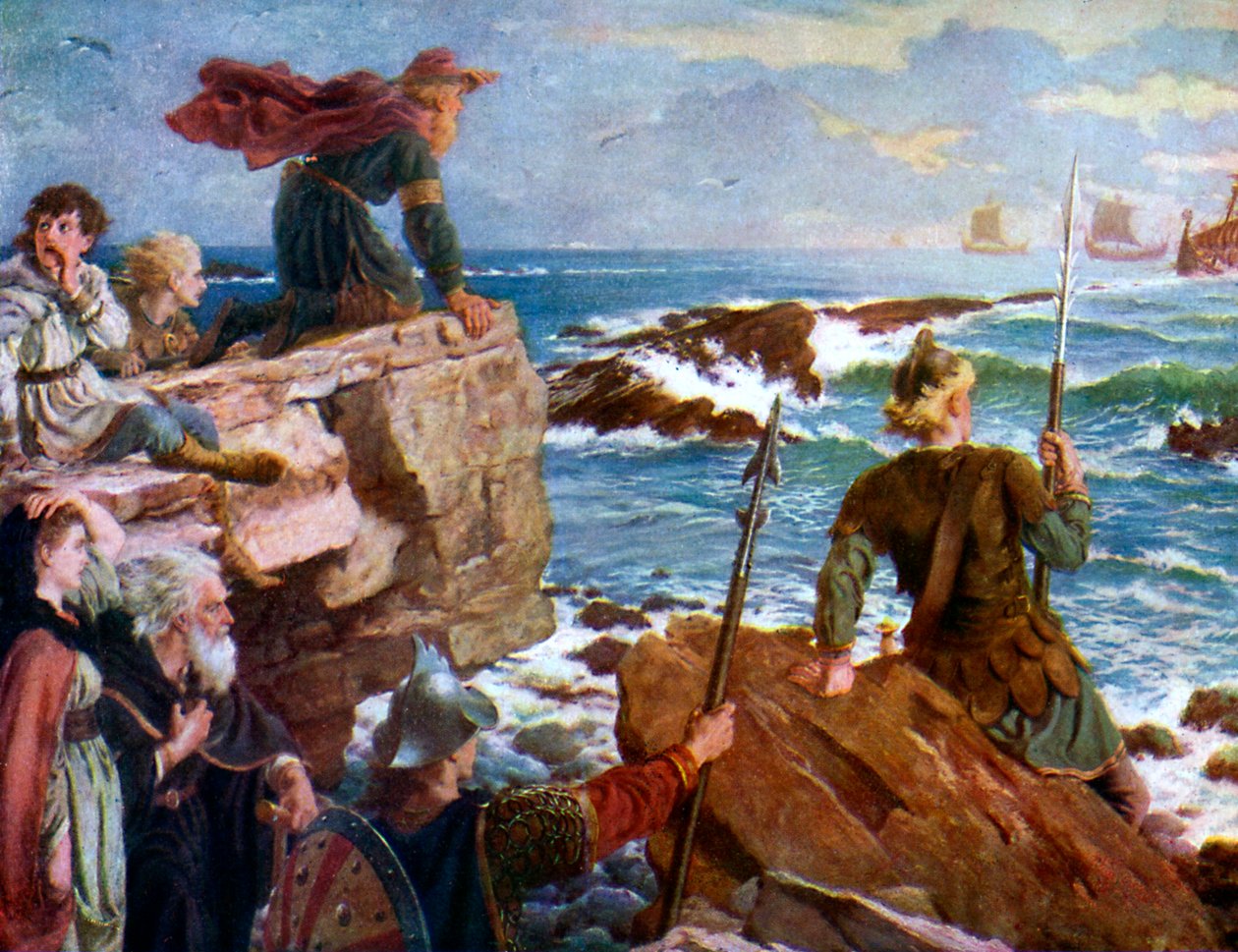 Danimarkalılar bin yıl önce Kanala nasıl geldi, 1925 by Unbekannt