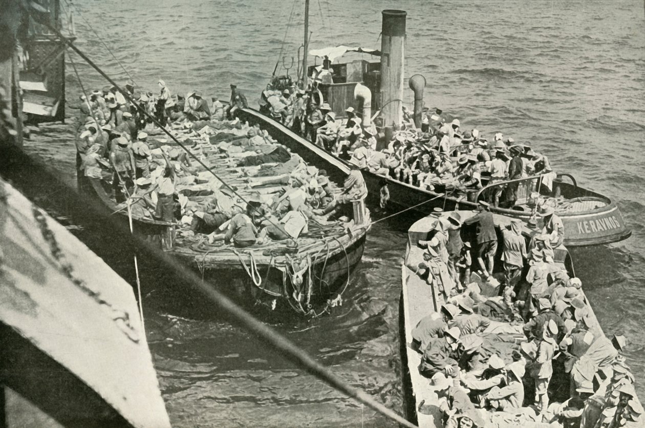 Yaralılar Hastane Gemilerine Nasıl Taşındı, 1919. by Unbekannt