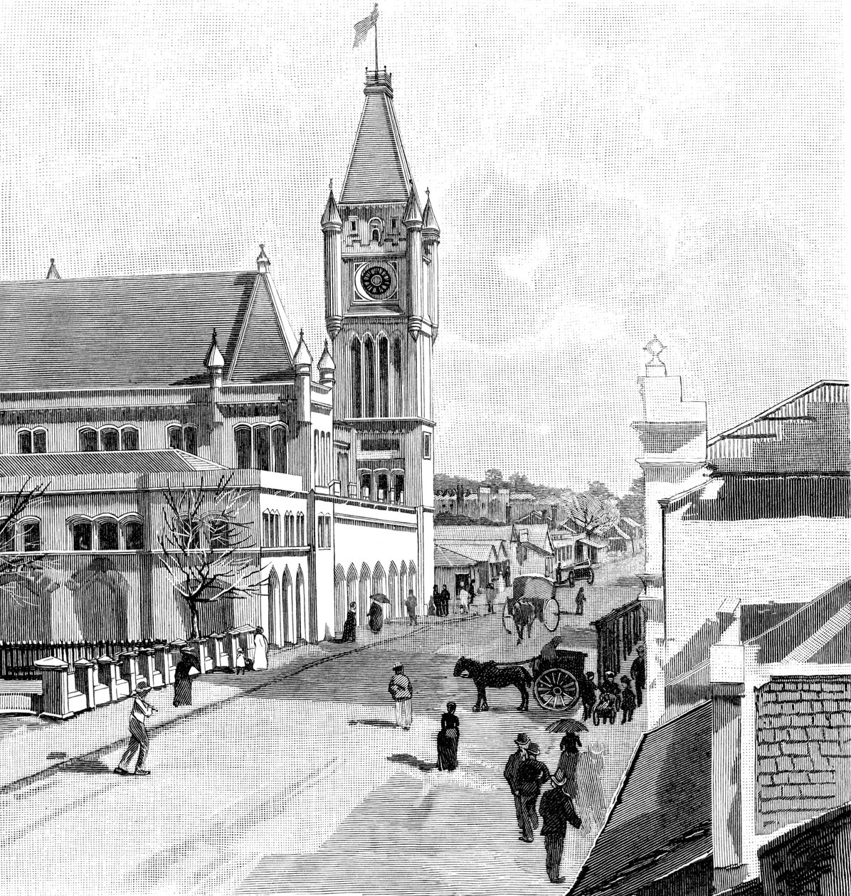 Howick Caddesi, Perth, Avustralya, 1886 by Unbekannt