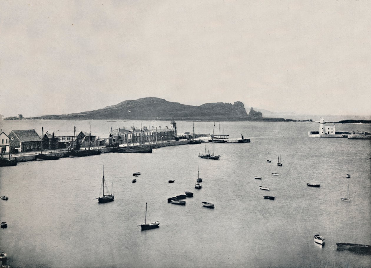 Howth - Limanın Genel Görünümü ve Irelands Eye, 1895 by Unbekannt