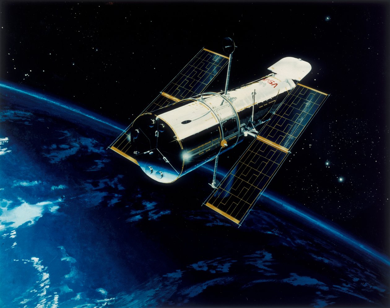 Hubble Uzay Teleskobu yörüngede, 1980