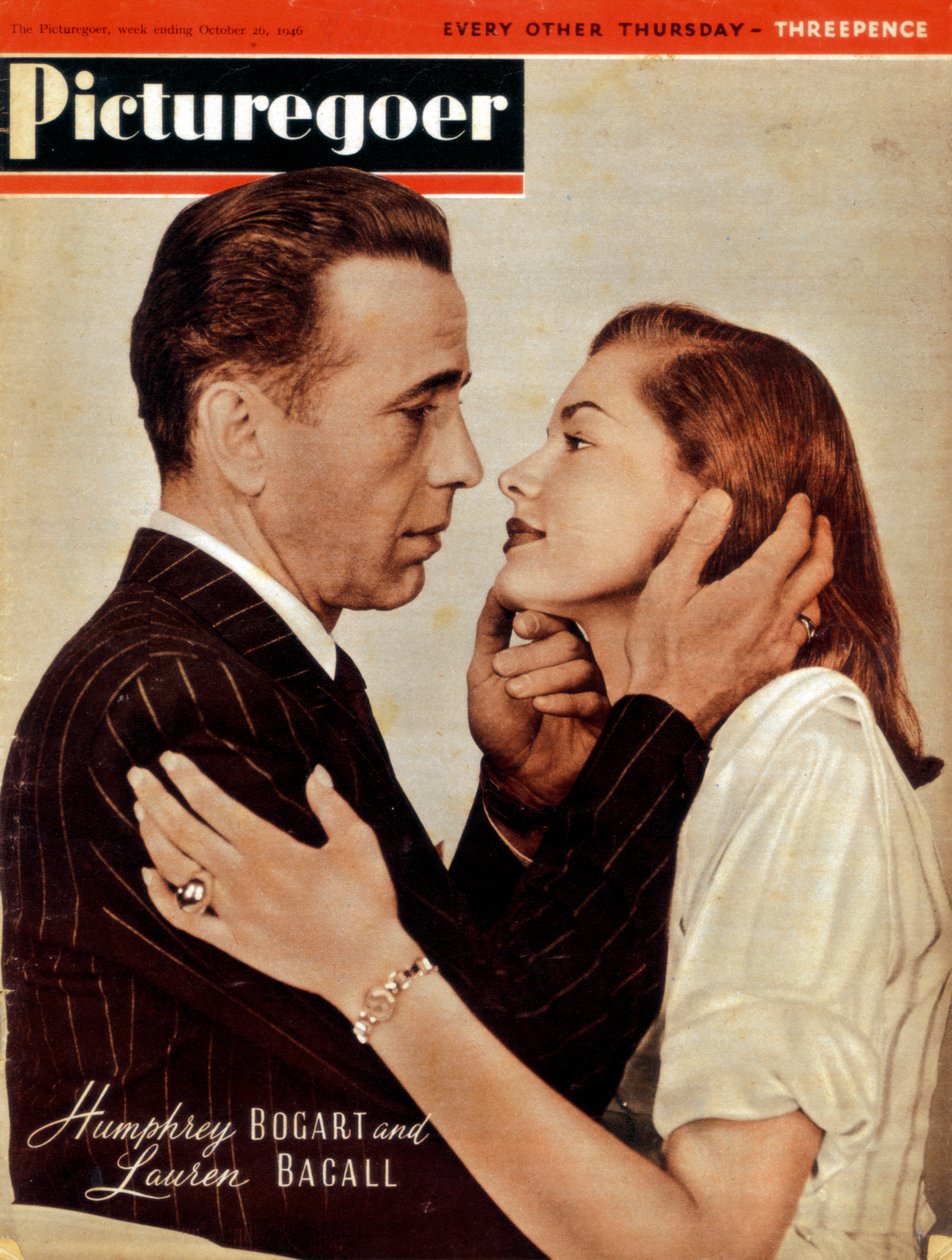 Humphrey Bogart 1899-1957 ve Lauren Bacall b1924, Amerikalı aktörler, 1946 by Unbekannt