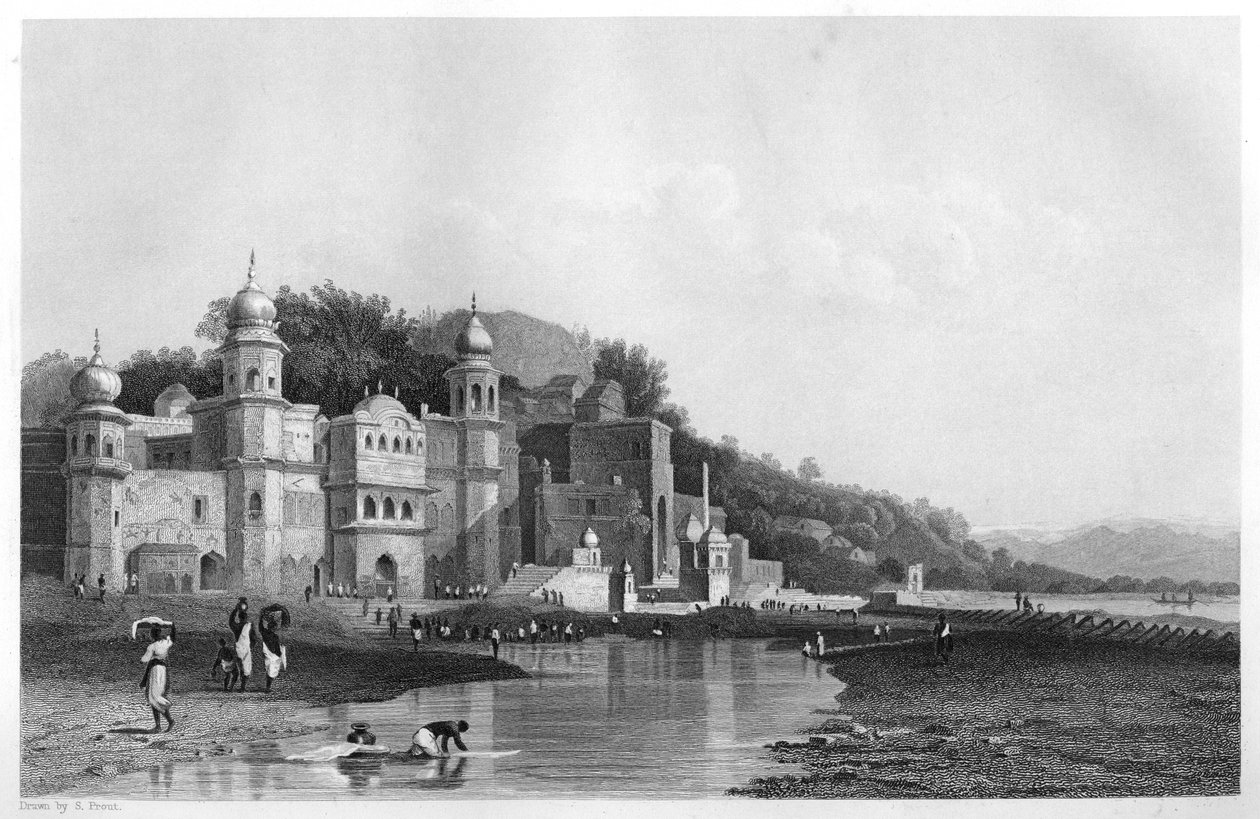 Hurdwar, Hindu hac yeri, Hindistan, c1860 by Unbekannt