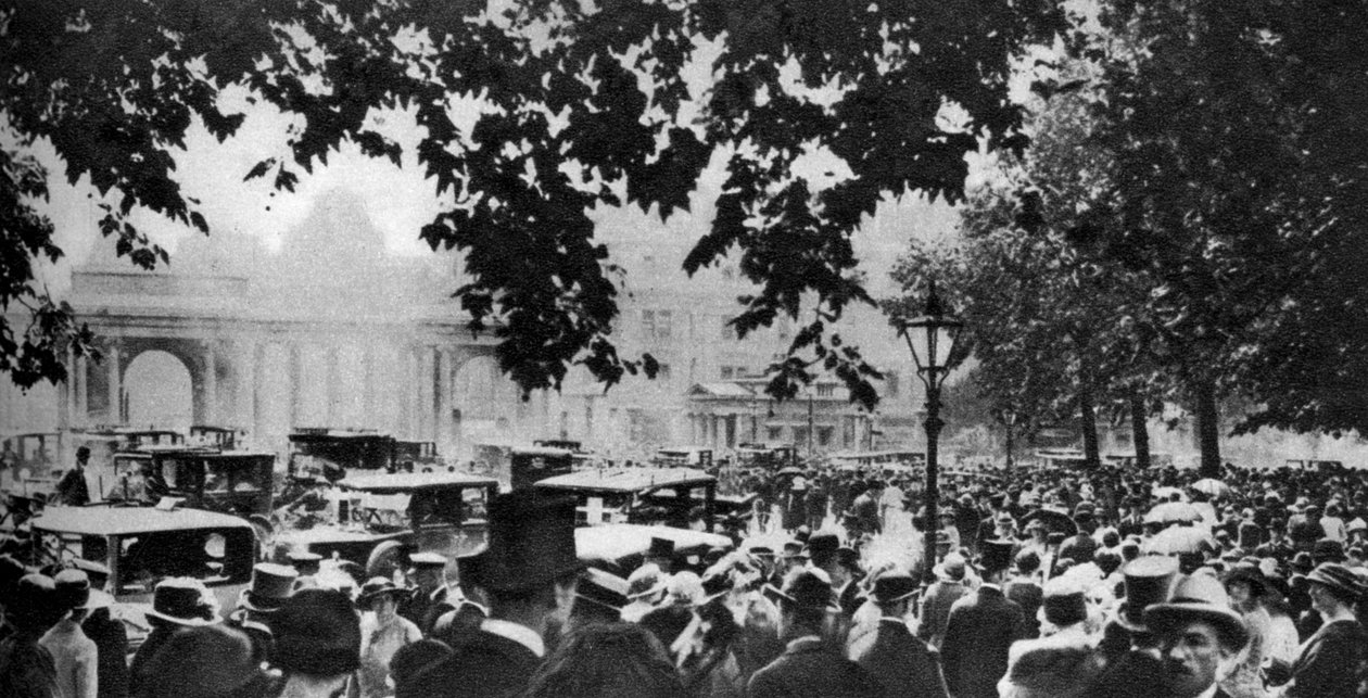 Hyde Park güzel bir Ascot Pazar günü, Londra, 1926-1927 by Unbekannt