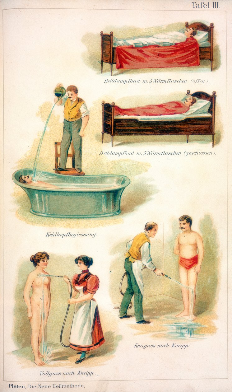 Hidroterapi tedavileri, c1902 by Unbekannt
