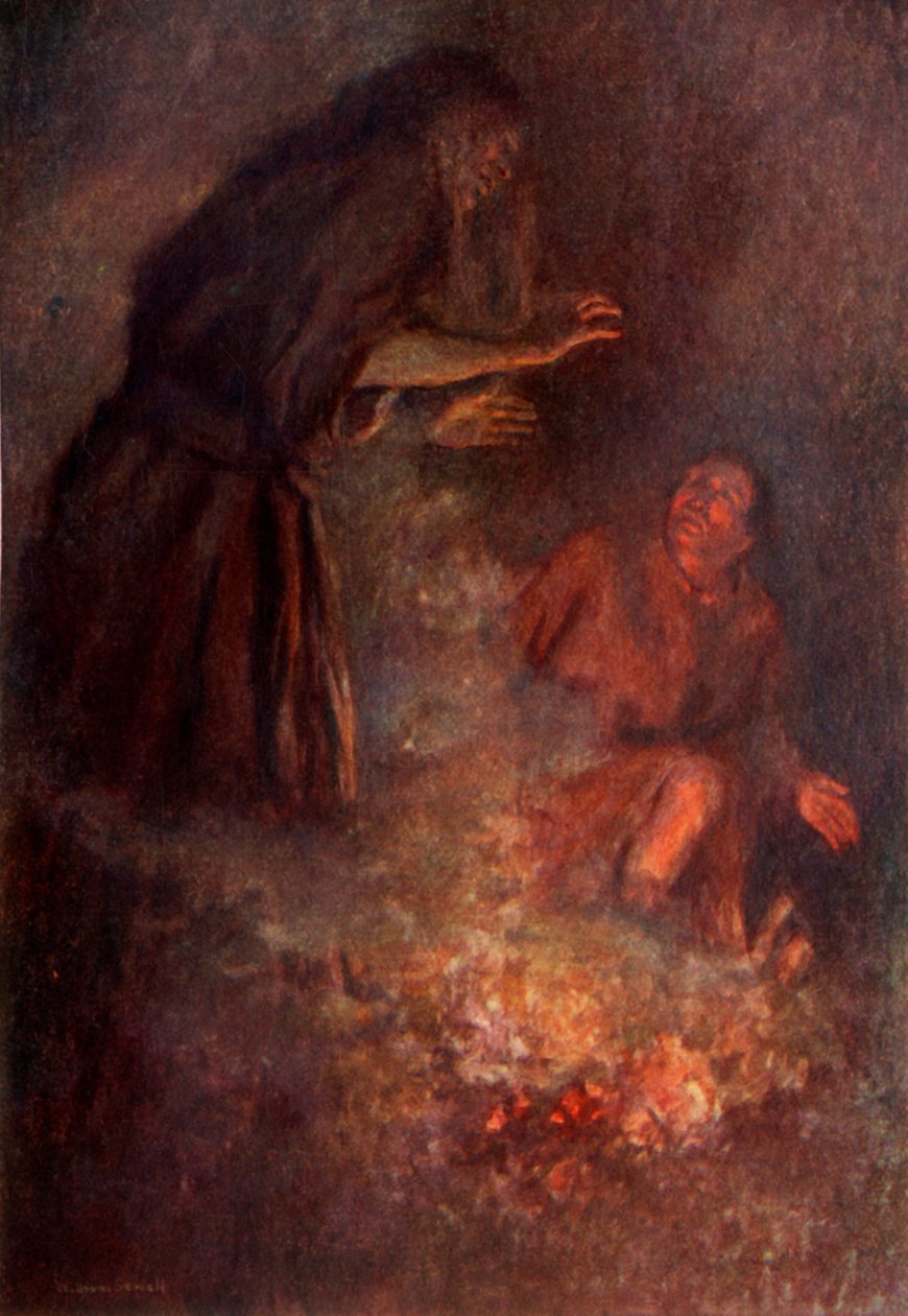 "Yüzünün ne kadar siyah olduğunu gördüm ve korkudan titredim", 1917. by Unbekannt