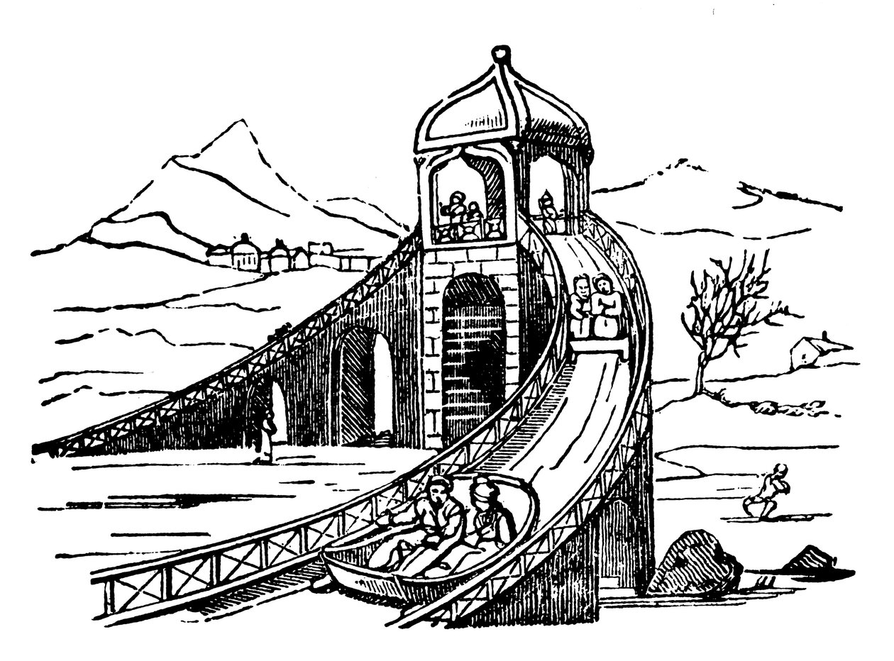 Buz Dağı, yapay kızak koşusu, Rusya, 1836 by Unbekannt