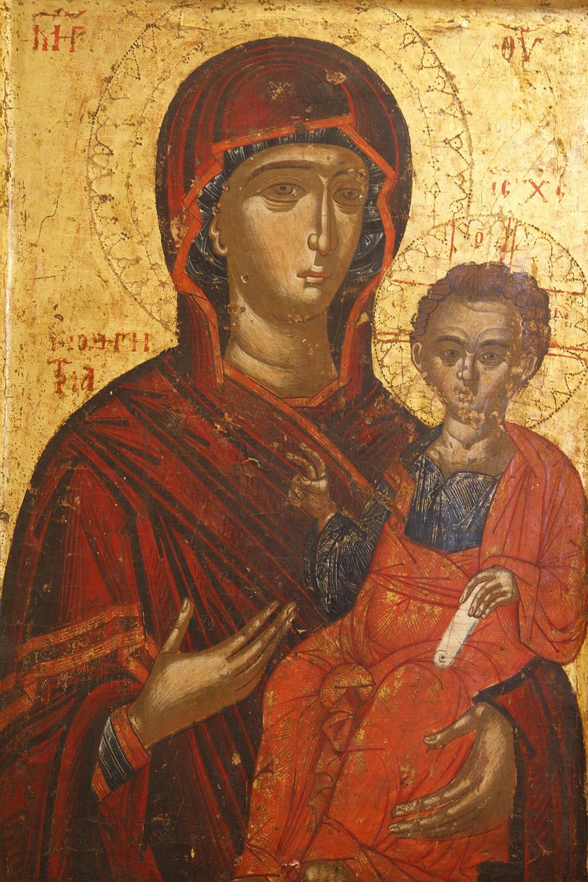 Simge : Sta Mary Hodigitria (16. yüzyıl), Berat, Albanie by Unbekannt