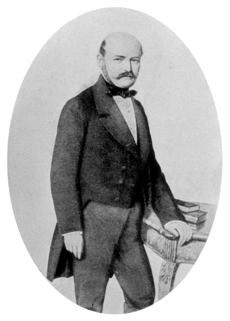 Ignaz Philip Semmelweis 1818-1865, Macar doğum uzmanı, 19. yüzyıl by Unbekannt