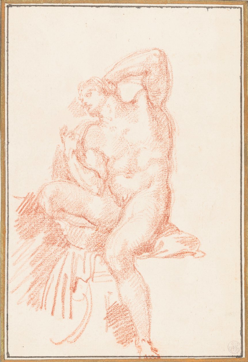 Sistine Şapeli tavanından Ignudo by Unbekannt