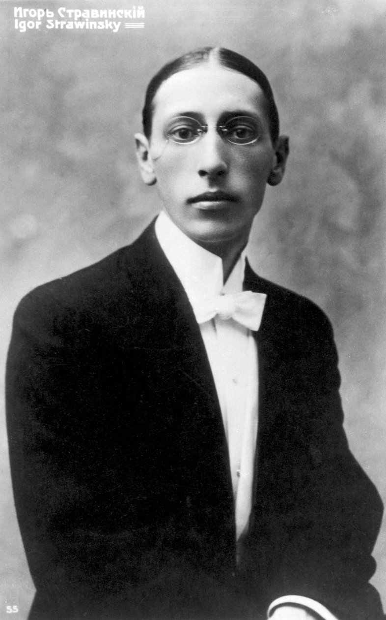 Igor Stravinsky, Rusya doğumlu besteci, genç bir adam, c1900 by Unbekannt