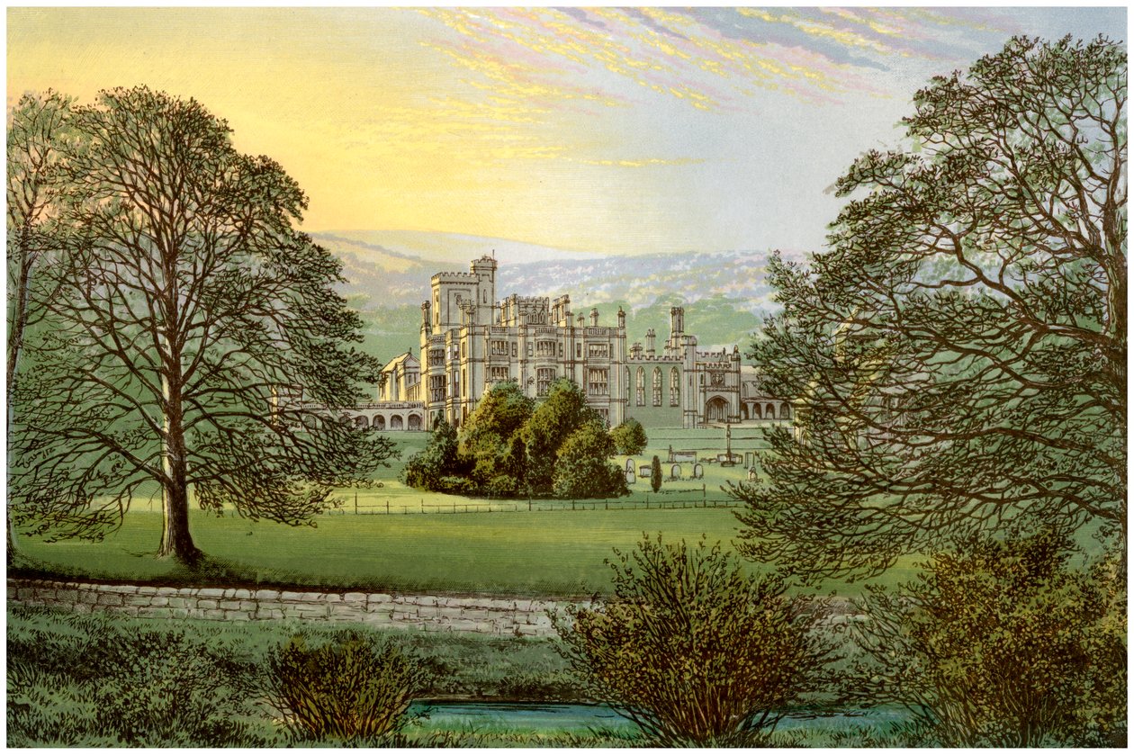 Ilam Hall, Staffordshire, Hanbury ailesinin evi, c1880 by Unbekannt