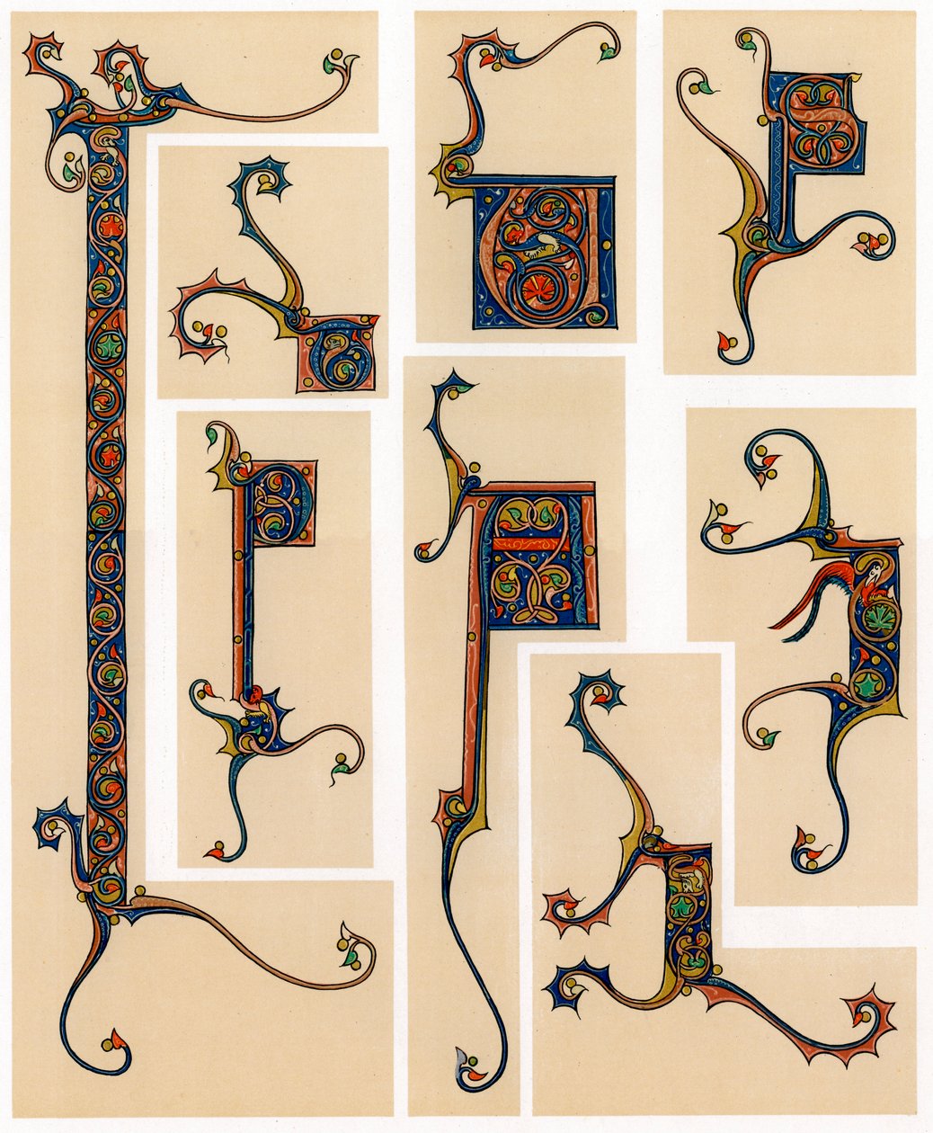 Işıklı ilk harfler, 13. yüzyıl by Unbekannt