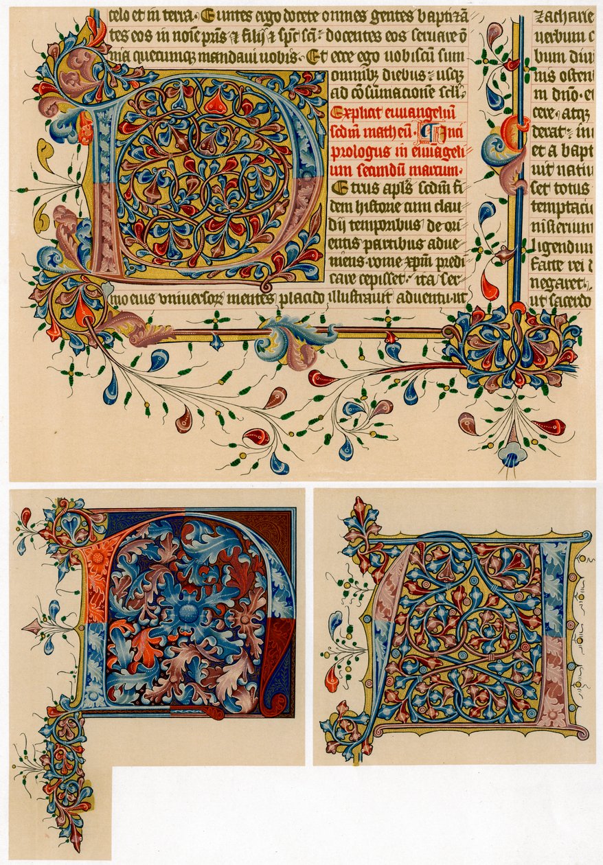 Işıklı ilk harfler, 1405-1415 by Unbekannt
