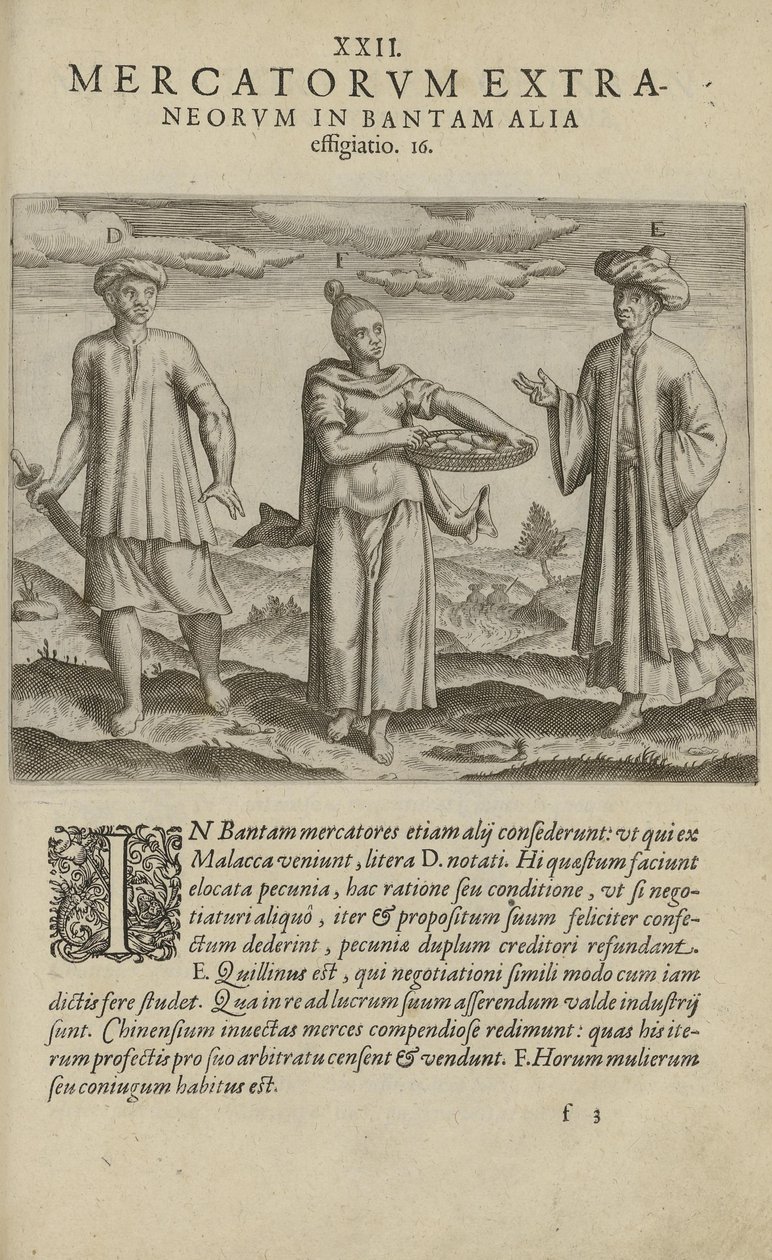 Bilinmeyen yazar tarafından Hindistan Orientalis kitabından alınan ve Excudebat Matthaeus Beckerus tarafından yayınlanan illüstrasyon by Unbekannt