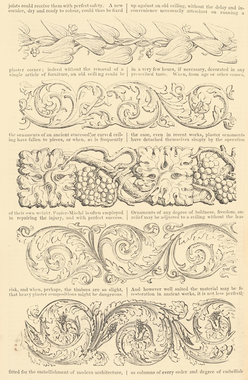 Geliştirilmiş Papier-Mâché Resim Çerçevelerinin Resimli Tarifesi, ayrıca, Zenginleştirilmiş Mou..., [yaklaşık 1847]. by Unbekannt