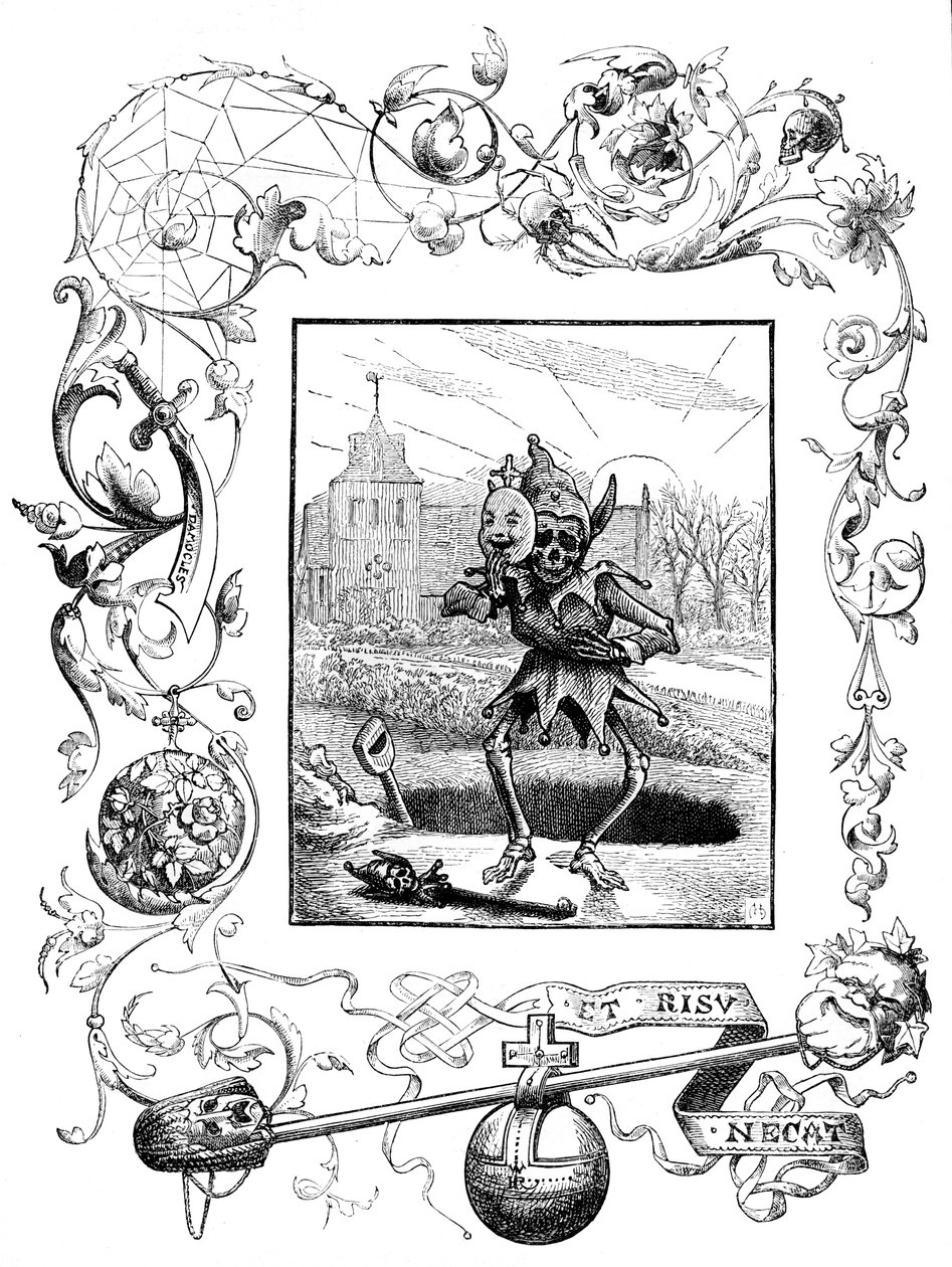 Francis Quarles Amblemlerinden bir çizim, 1895 by Unbekannt