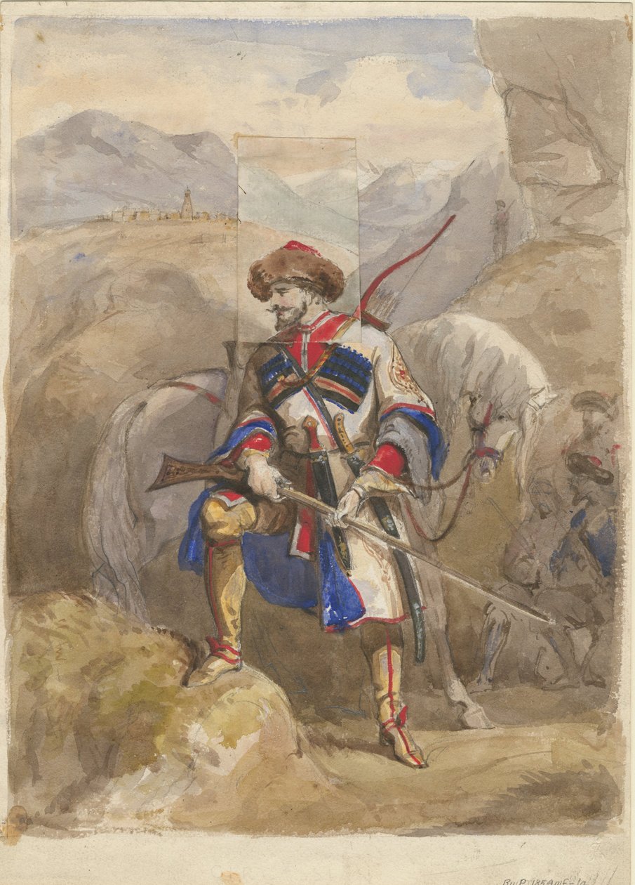 İmam dahil 1797-1871, 1854 by Unbekannt