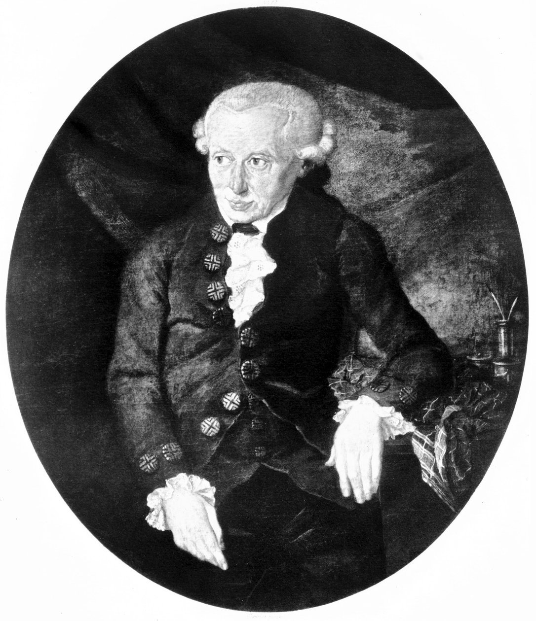 Immanuel Kant, Alman filozof, 18. yüzyılın sonlarında by Unbekannt