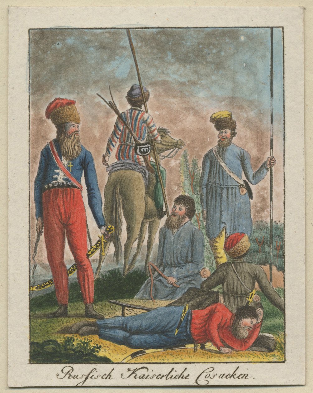 İmparatorluk Rus Kazakları, 1799 by Unbekannt