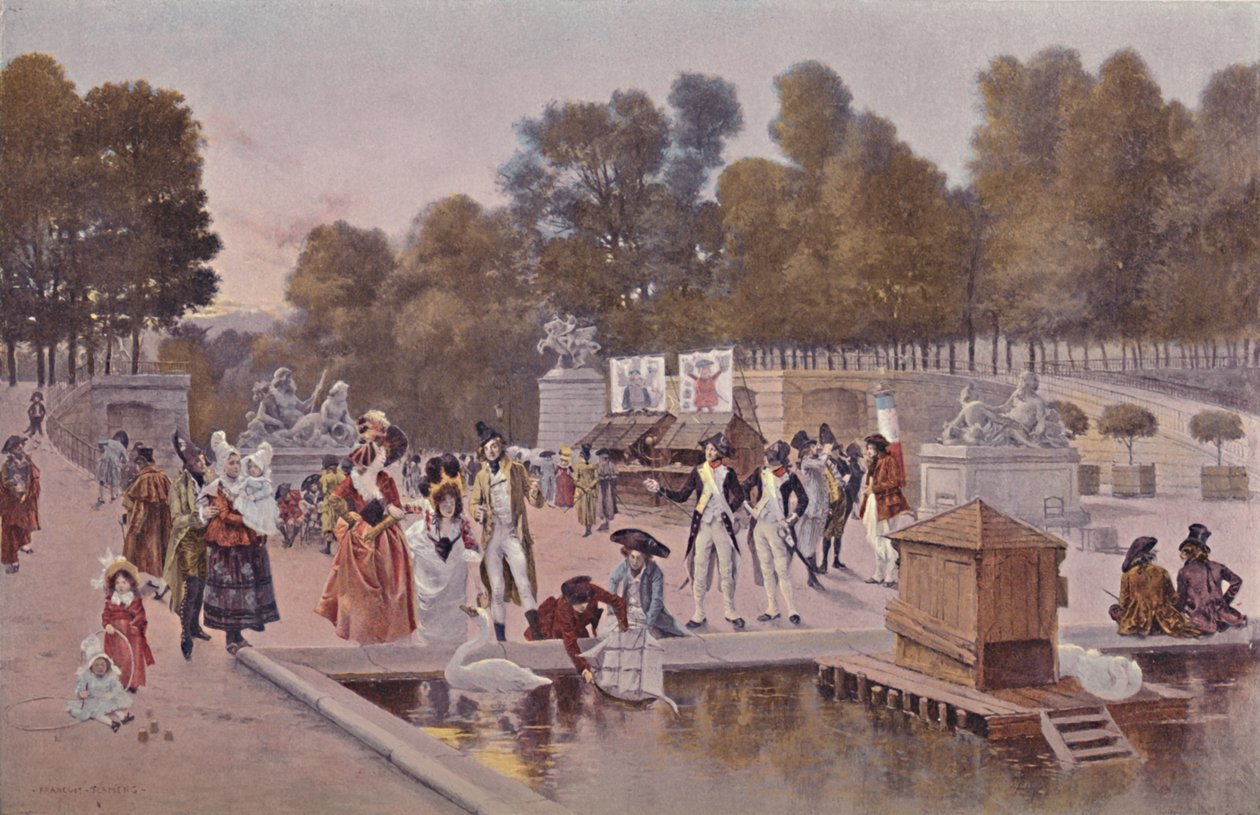 Tuileries Bahçesinde, 1896 by Unbekannt
