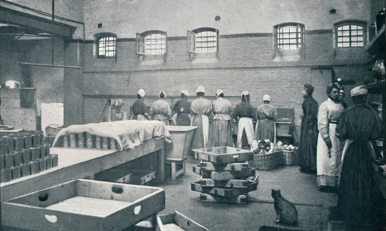 Holloway Hapishanesinin mutfağında, Londra, c1901 1901 by Unbekannt