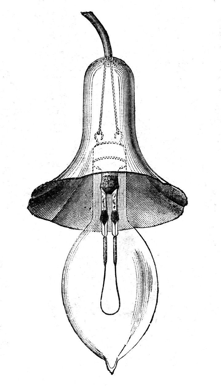 Akkor flamanlı lamba, kızdırma lambası, Lane-Fox, 1883. by Unbekannt