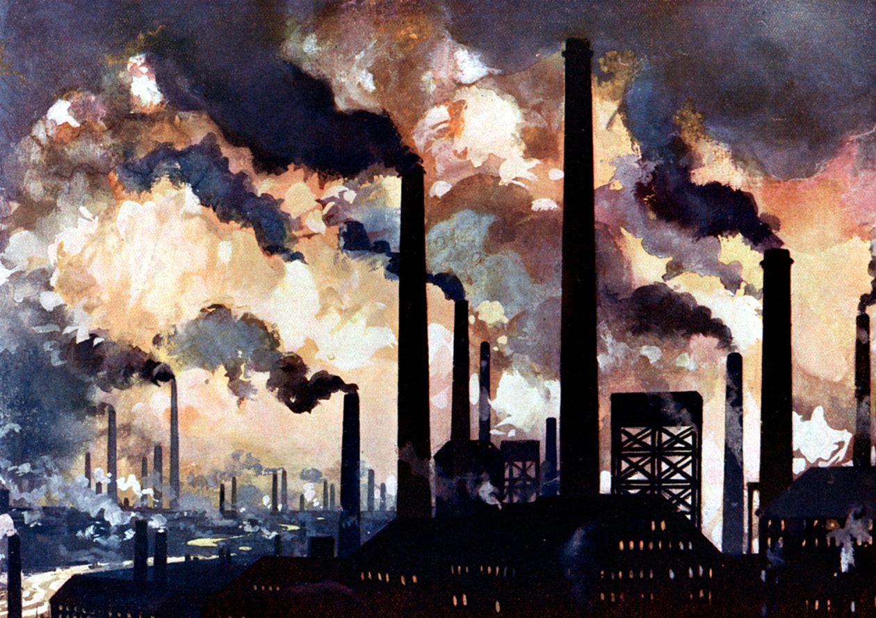Endüstriyel kirlilik, Sheffield, Yorkshire, c1925 by Unbekannt