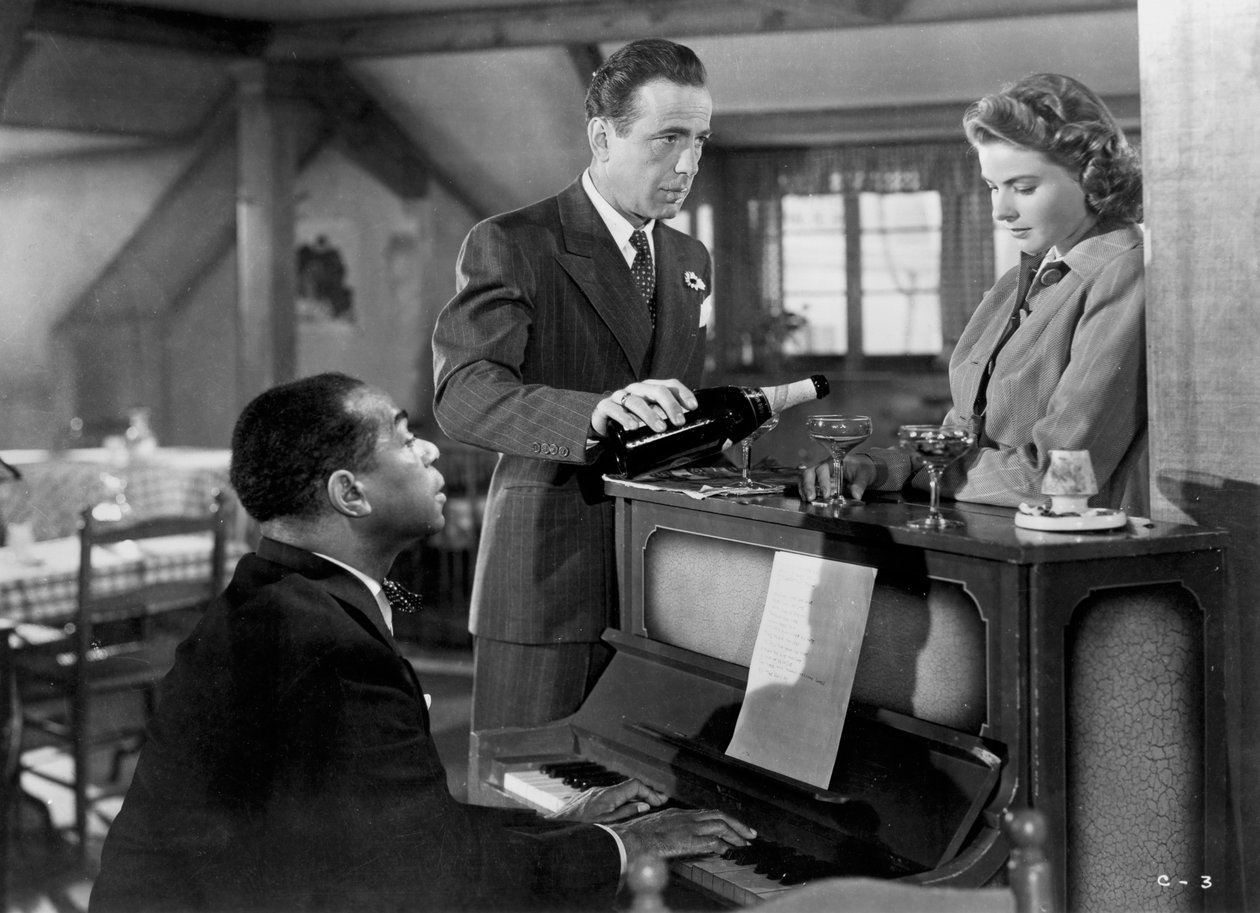 Ingrid Bergman, Humphrey Bogart ve Louis Armstrong, Kazablanka