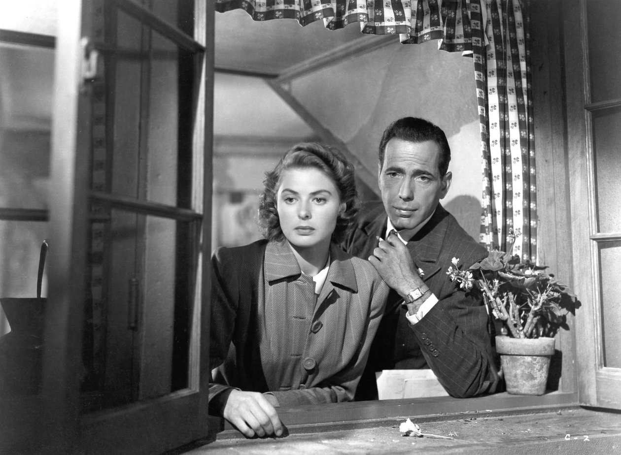 Ingrid Bergman ve Humphrey Bogart Kazablanka
