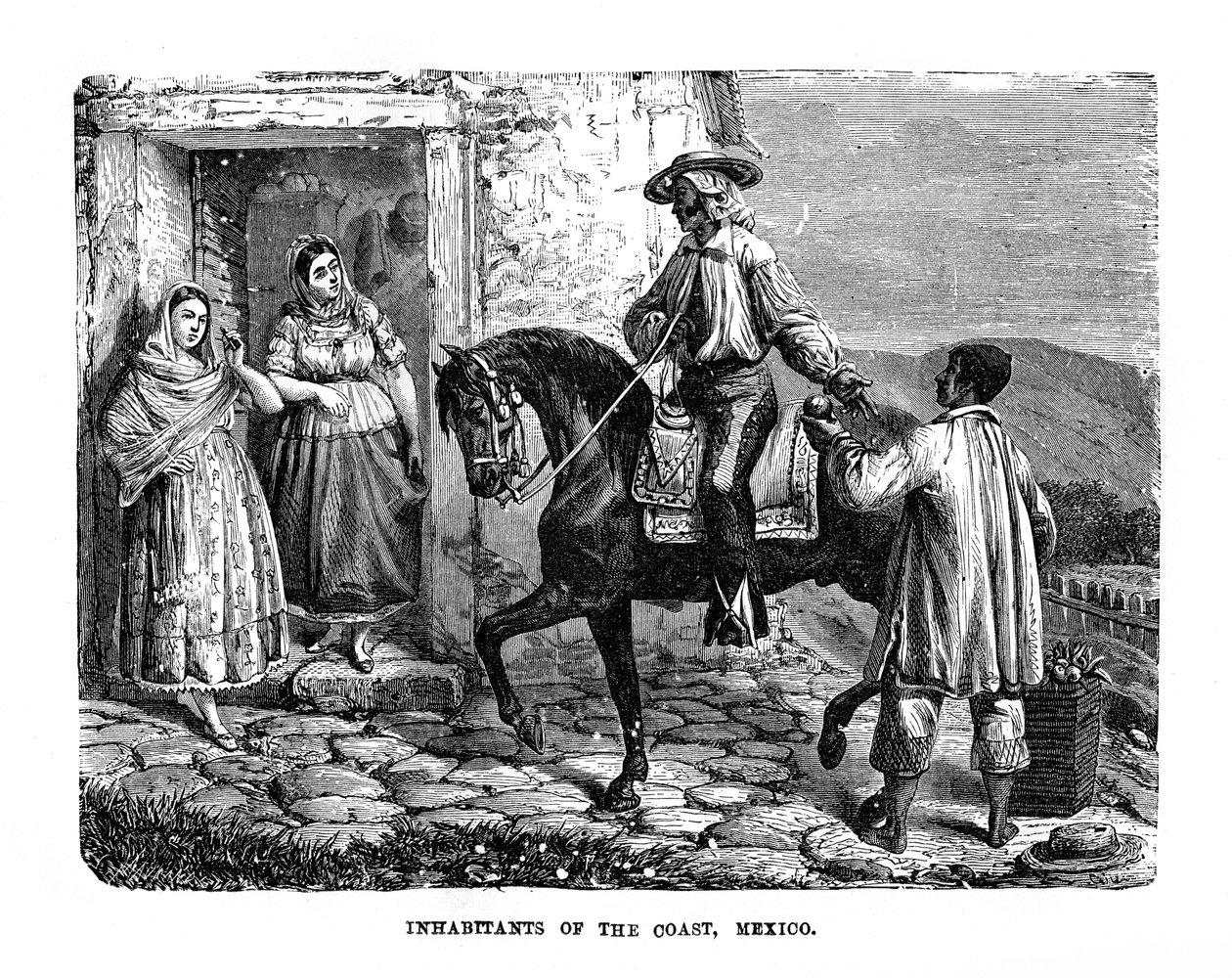 Sahil sakinleri, Meksika, 1872 by Unbekannt