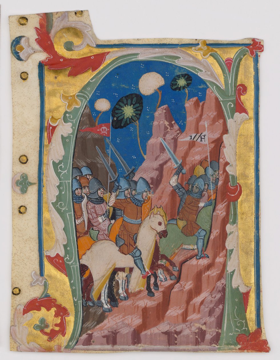 Maccabees Savaşı ile İlk A, İtalyanca, ca. 1360-70. by Unbekannt