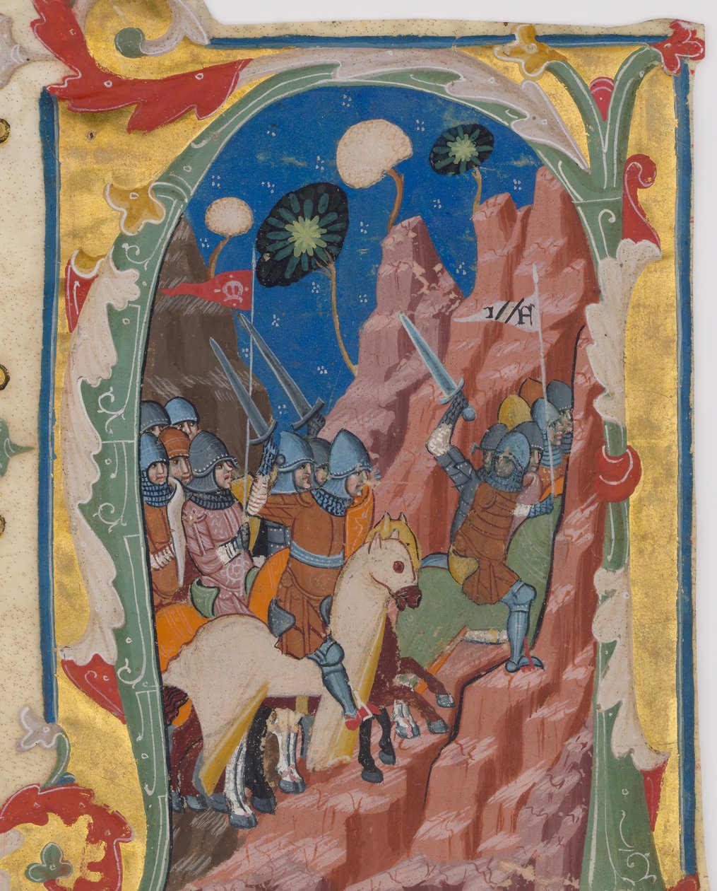 Maccabees Savaşı ile İlk A, ca. 1360-70. by Unbekannt