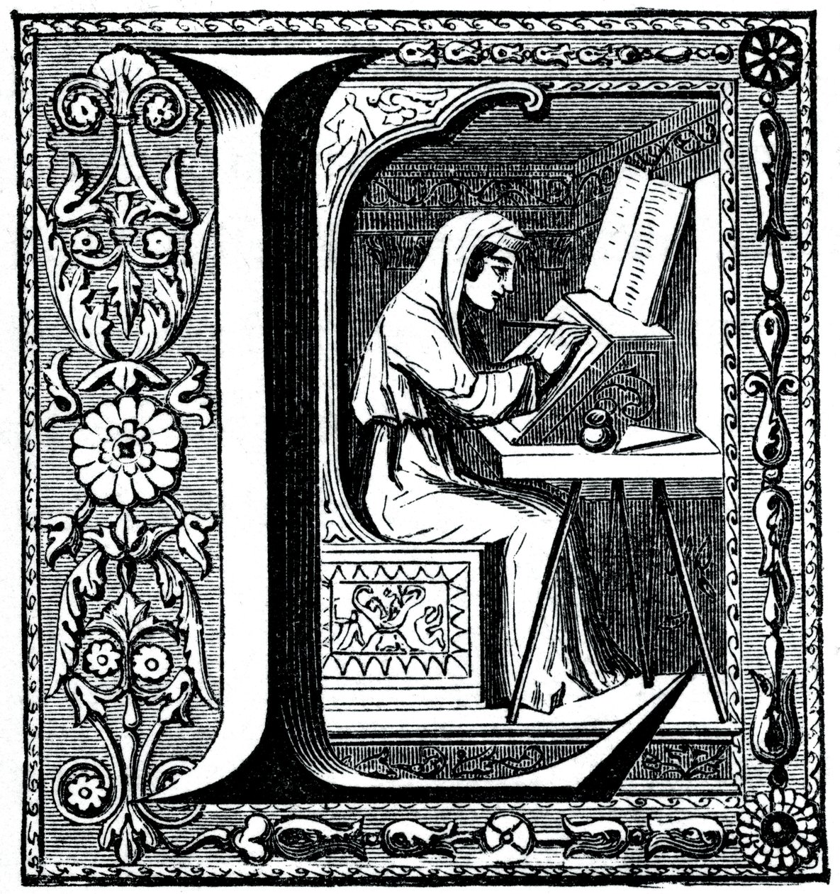 İlk harf L, 1870 by Unbekannt