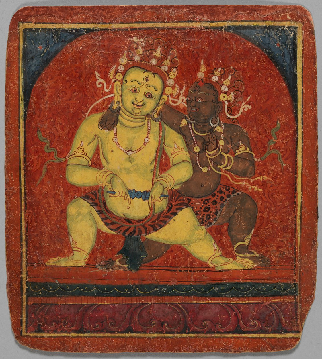 Başlatma Kartı Tsakalis: Mahakala, 15. yüzyılın başları. by Unbekannt