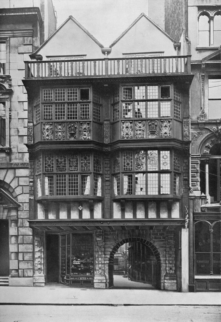 İç Tapınak Kapısı Evi, Londra Şehri, c1900 1911 by Unbekannt