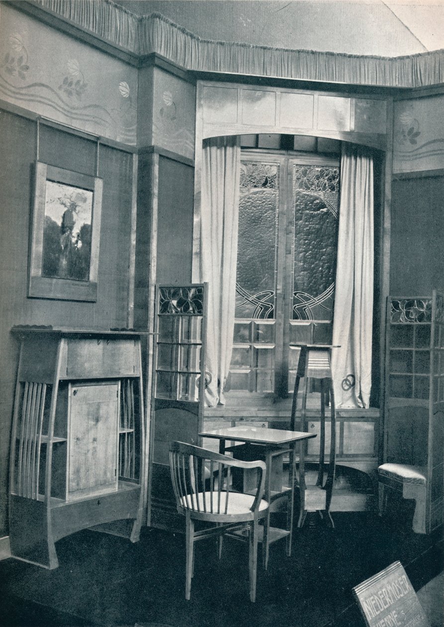 İç mekan. M. Niedermoser tarafından dekore edilmiştir, c1900 by Unbekannt