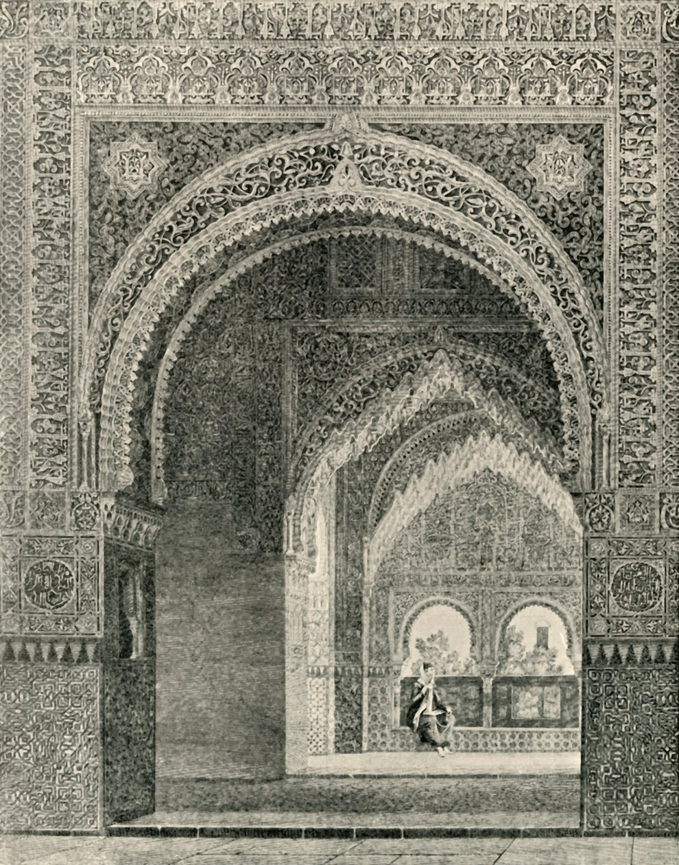 İki Kız Kardeşin Salonundan Alınan İç Görünüm, 19. yüzyıl, 1907. by Unbekannt