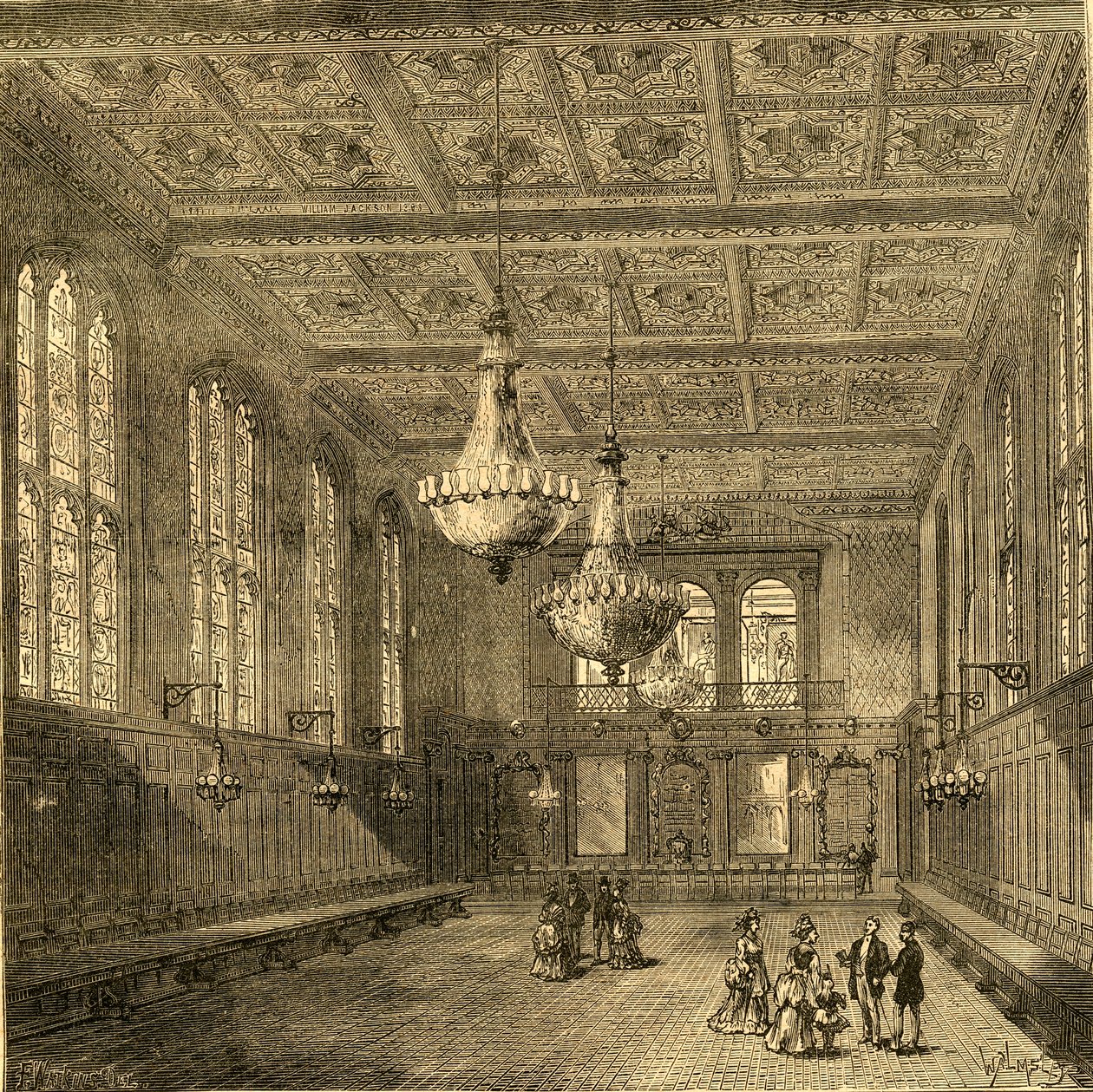 Tüccar Taylors Hall İç, 1897. by Unbekannt