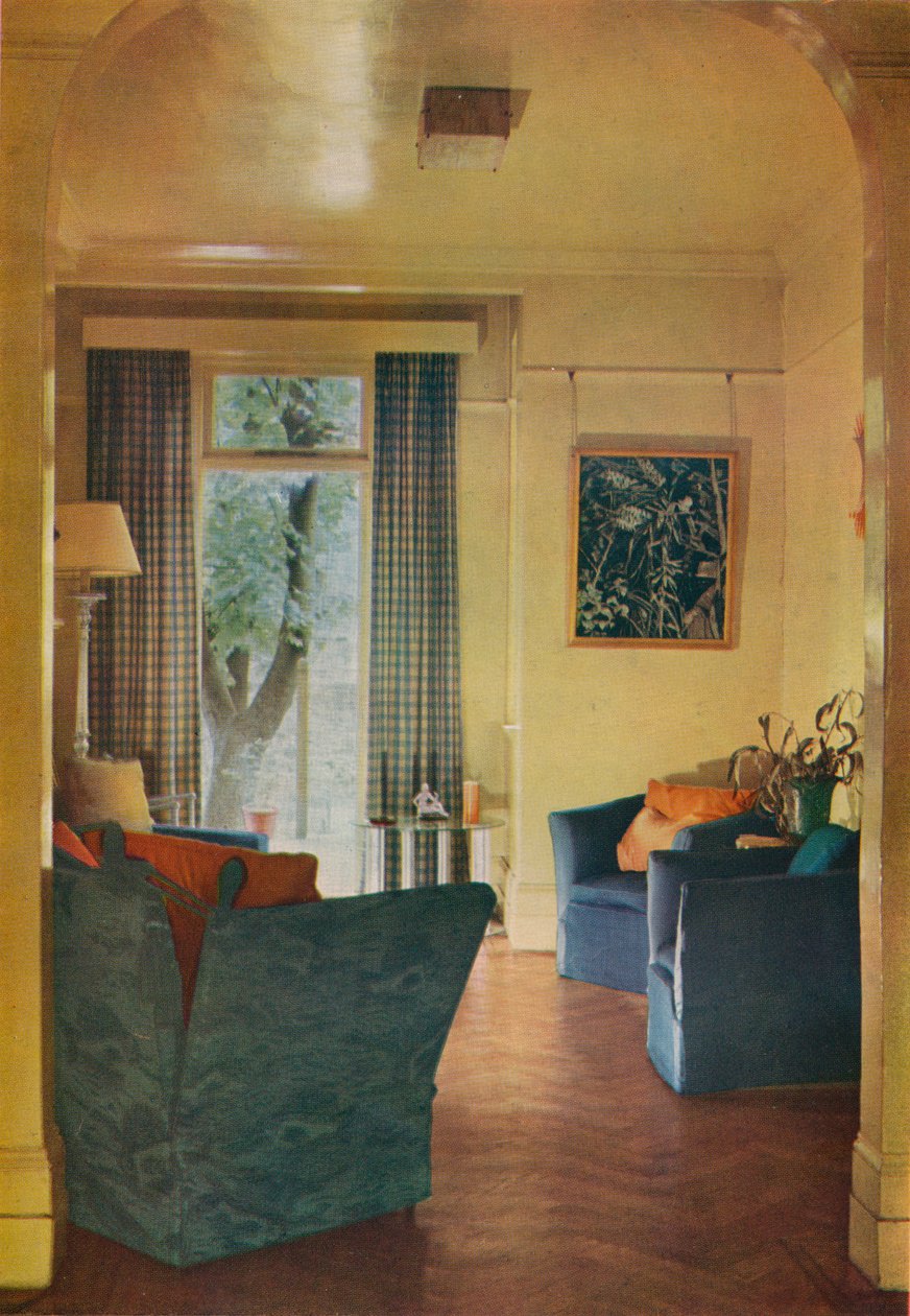 Bayan Ewart Sofios evinin içi, 25 Bark Place, Bayswater, Londra, 1932 by Unbekannt